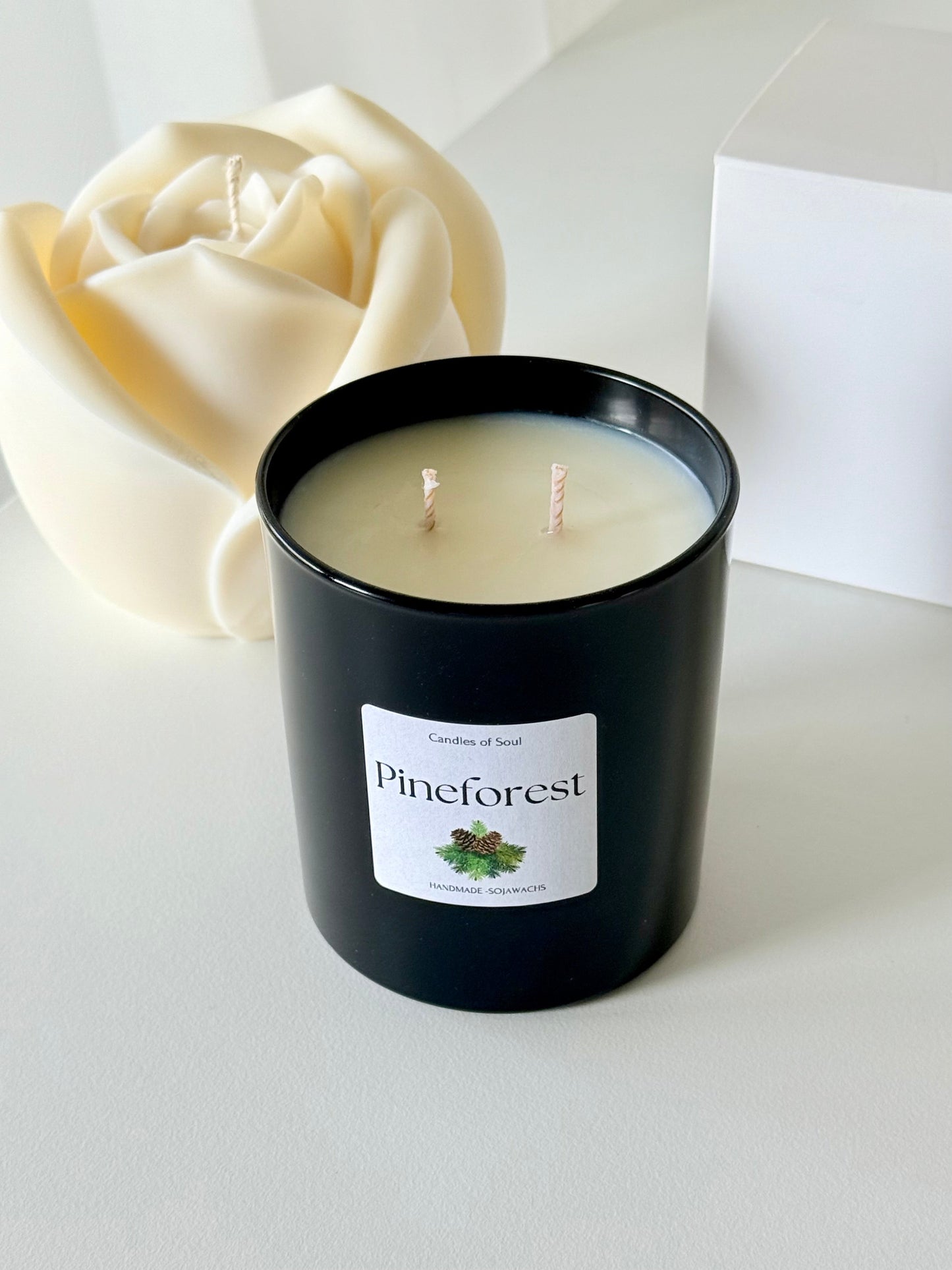 Handgemachte Kerze Wald Duft