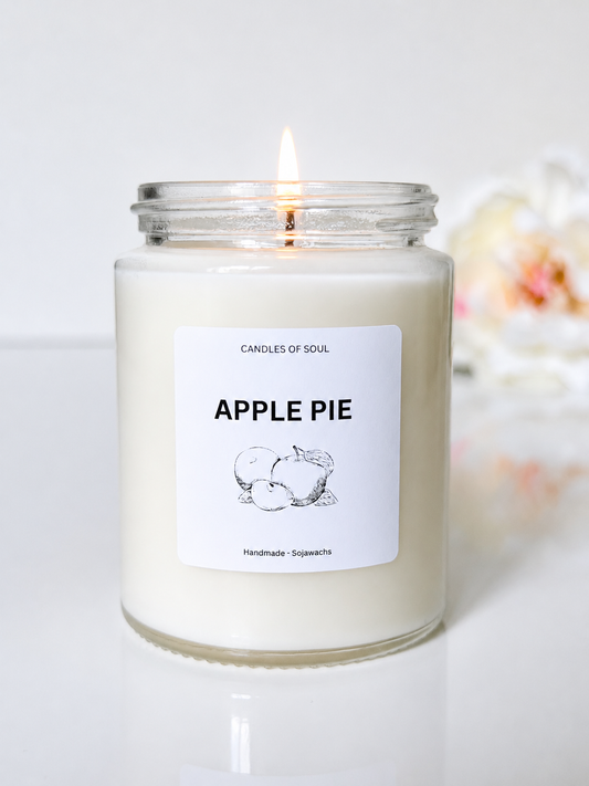 Duftkerze Apple Pie – Apfelkuchen Kerze aus Sojawachs