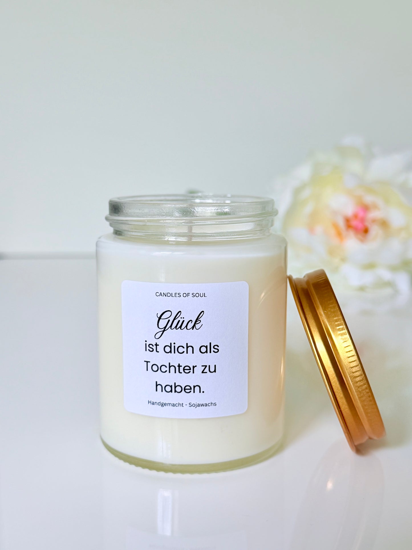 Liebevolle Kerze als Geschenk für die Tochter von Candles of Soul

